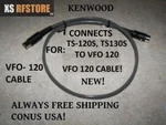 Kenwood Cable (vfo To Radio TS-120S TS-130S). Fixed Price $52.00.