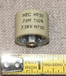 Hec HT50 100PF 5KV Doorknob Capacitor. Fixed Price $29.95.