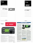 Icom IC-910H Instruction + Service Manual Color Brochure Review. Fixed Price $29.95.