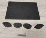 Onkyo SKW-530 Subwoofer Replacement Feet & Screws Only. Fixed Price $17.99.