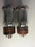 Set Of 2 5881 Rca & Tung-sol Vacuum Tubes , Nos Continuity Tested. Fixed Price $45.00.