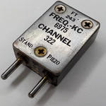 Vintage Standard Piezo FT-243 Ham Radio Crystal 6975 Kc Khz Channel 322 Osc Part. Fixed Price $8.73.