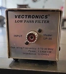 Vectronics LP-30 Low Pass Filter, 0-30 Mhz. Fixed Price $59.00.