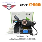 Qyt Mobile Radio KT-7900D 25W Quad Band 144/220/350/440MHZ Car Fm KT7900D. Fixed Price $89.00.