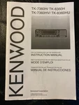 Kenwood Scanner Manual, TK-7360H/TK-7360HV/TK-8360H/TK-8360HU. Fixed Price $15.00.