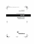 Radio Shack DX-399 Instruction Manual. Fixed Price $17.95.
