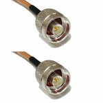 RG142 1-15' N Type Male To Straight Rf Pigtail Cable Usa Assembled. Fixed Price $33.43.