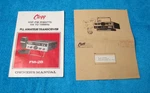 Clegg Pll Amateur Transceiver Model FM-28 Owner's Manual And 4-PAGE Flyer. Fixed Price $21.00.