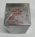 New Lmb 875 Jiffy Chassis 2 1/4 Aluminum Project Box, Enclosure.. Fixed Price $7.95.