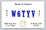 Ham Radio Qsl/qso W6TYV N7BZB El Monte Ca Usa 1981 10M Ssb Drake TR4C. Fixed Price $16.99.