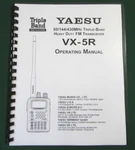 Yaesu VX-5R Instruction Manual: Premium Card Stock & Protective Plastic Covers!. Fixed Price $24.00.