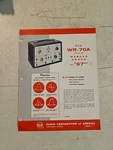 Vintage Rca WR-70A Rf/if/vf Marker Adder Brochure. Fixed Price $8.96.