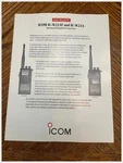 Icom Sales Bulletin IC-W21AT Brochure Ham Radio 1993 Dual Band. Fixed Price $24.99.