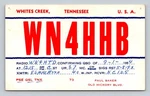Vintage Ham Radio Qsl WN4HHB WN4HTD Whites Creek Tn Usa 1954 Elmac 80M Cw. Fixed Price $16.99.