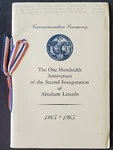 1965 Us President Abraham Lincoln 2ND Inauguration 100TH Anniversary Booklet. Fixed Price $20.00.