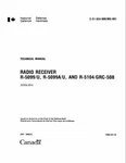 Rockwell Collins HF-2050 R-5099/U Receiver Technical Manual 374 Pages. Fixed Price $39.95.