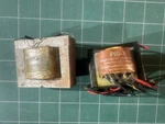 Pair Used Transformers: (1) Triad F90-X, Unknown (labeled Hickok). Fixed Price $20.00.