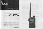 Icom IC-P7A Vhf/uhf Fm Transceiver Genuine Original Factory Instruction Manual. Fixed Price $19.99.