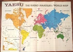 Vintage Yaesu Amateur Radio Map Of The World 28.5"X40" Ham Advertising. Fixed Price $16.00.