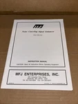 MFJ-1025 Noise Canceling Signal Enhancer Instruction Manual. Fixed Price $24.00.