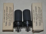 1944 Strong Matched Pair Nos Nib National Union VT107A Jan Cnu 6V6GT Tubes. Fixed Price $139.99.