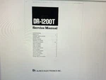 Alinco DR-1200T Service Manual Digital. Fixed Price $6.00.
