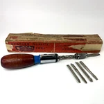 Vtg Sears Craftsman 10" Automatic Spiral Ratchet Screwdriver W/ Box West Germany. Fixed Price $22.00.