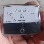 Radioshack 15V Panel Meter Model 270-1754 Tested Works Good. Fixed Price $12.00.