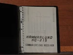 Hammarlund HQ-215 Operating And Maintenance Instruction Manual Copy,. Fixed Price $15.00.