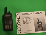 Kenwood TH-G71A Vhf/uhf Dual Band Radio Handheld Transceiver Ham Untested. Fixed Price $125.00.