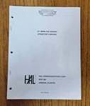 Teletype Hal ST-8000A Modem Copy Of Operators Manual. Fixed Price $25.00.