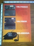 1977 Page Kenwood TR-7400A TR-7500 T-559D Radio Transceiver Advertising. Fixed Price $12.04.
