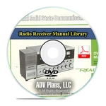 Radio Receiver, Transceiver, Scanner Manuals Schematics, Realistic, Icom Dvd F47. Fixed Price $10.95.