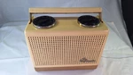 Working 1953 Sylvania 433 Portable Am Tube Radio. Read Description, See Demo Vid. Fixed Price $145.00.