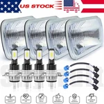 4PCS 4X6INCH Led Headlights 100W Hi-lo Beam For Gmc C2500 Sierra Classic. Fixed Price $130.27.
