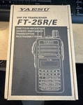 Nib Yaesu FT-25R/E Vhf/uhf METER/70CM Dual Band Fm Transceiver New In Box. Fixed Price $200.00.