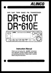 Alinco DR-610 Transceiver Instruction Manual 75 Pages Operating Guide. Fixed Price $19.99.