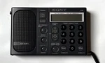 Sony ICF-SW1 Shortwave Radio With Case And Accessories. Fixed Price $150.00.