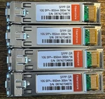 Lot Of 4 Fiberstore Sfpp-sr 10G Sfp+ 850NM 300M Transceiver Arista Compatible. Fixed Price $36.99.