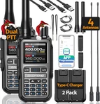 Radio UV-5R Mini Ham Long Range Handheld Two Way Noaa Weather. Fixed Price $53.60.