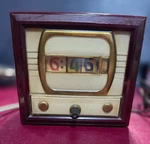 Vintage 1955 Tymeter Numechron Model 700 Bakelite Tv Flip Clock Mcm Works Great. Fixed Price $39.95.