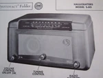 Hallicrafters S-80 Radio Receiver Photofact. Fixed Price $7.50.