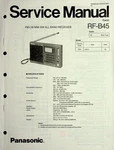 Rare Panasonic RF-B45 Shortwave Radio Original Service Manual Many Foldouts. Fixed Price $28.45.