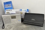 Sony Model ICF-SW7600GR Radio Am (lw/mw/sw) & Fm In Box With Case. Fixed Price $189.00.