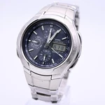 Casio Wave Ceptor WVA-500J Digital Solar Radio-controlled Wristwatch. Fixed Price $64.00.