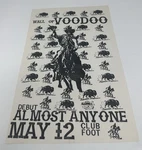 Wall Of Voodoo Almost Anyone Club Foot New Wave Austin 1980S Flyer Mexican Radio. Fixed Price $120.00.
