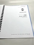 Collins 212Z-1 Remote Amplifier Instruction Book Manual. Fixed Price $11.25.