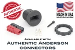 Carbon Composite Panel Mount Adapter W/ Backside Nut For Anderson Powerpole. Fixed Price $17.00.