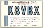 1972 Youngstown Oh K8VBX Amateur Ham Radio Qsl Postcard Carl West WN5GFC A403. Fixed Price $12.95.