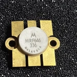 Original Motorola MRF646 Stock Npn Silicon Power Transistor Gold / White. Fixed Price $19.25.